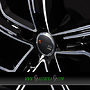  AC-522 8x18 5x120 ET49.50 black polished