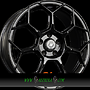 RACEWAY 8x19 5x108 ET45.00 nero corsa