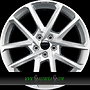 BORBET N 8x19 5x108 ET43.00 crystal silver