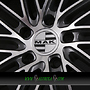 MAK LEIPZIG 10x21 5x130 ET33.00 gun metal mirror face