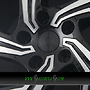  AC-521 8x18 5x112 ET44.00 black polished