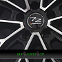 FONDMETAL 1972 8,5x19 5x114,3 ET40.00 glossy black machined