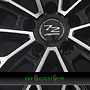 FONDMETAL 1972 11x21 5x112 ET19.00 glossy black machined