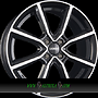 DEZENT TN 7x18 4x100 ET43.00 dark - schwarz frontpoliert