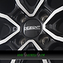 DEZENT TN 7x18 4x100 ET43.00 dark - schwarz frontpoliert