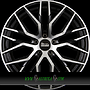 MAM MAM RS4 7x16 4x100 ET35.00 black front polish (bfp)