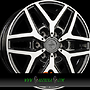 KESKIN KTC1 6,5x16 6x130 ET60.00 black front polished (bfp)