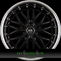  VOLTEC T6 8x17 5x112 ET30.00 highgloss black inox lip