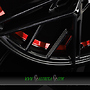 KESKIN KT25 8,5x19 5x108 ET40.00 black painted red inside (bpri)