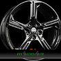 BORBET XE1 7,5x18 5x112 ET40.00 black glossy
