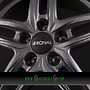 RONAL R65 7x17 4x100 ET45.00 cerium grey