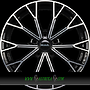 MAK ASPHALT 8x20 5x112 ET45.00 black mirror face