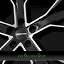  GUNNER 9x20 5x120 ET40.00 black diamond