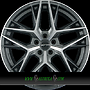  LUNICA 9,5x20 5x120 ET40.00 matt anthracite diamond