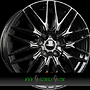 DEZENT KY 7x18 5x114,3 ET35.00 black - schwarz glänzend
