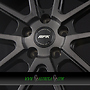  GLS302 8,5x19 5x112 ET18.00 gloss black brushed face