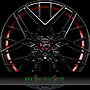 KESKIN KT25 8,5x20 5x112 ET30.00 black painted red inside (bpri)
