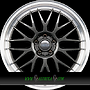DOTZ BILBAO 8x18 5x120 ET45.00 dark - gunmetal matt mit poliertem felgenhorn