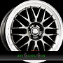 DOTZ BILBAO 8x18 5x120 ET45.00 dark - gunmetal matt mit poliertem felgenhorn