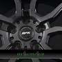 GLS303 9x20 5x120 ET25.00 gloss black brushed face
