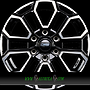 CMS C35 PICK UP 7,5x17 6x139,7 ET30.00 db diamant schwarz glanz