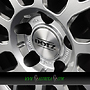 DOTZ BILBAO 8x18 5x112 ET46.00 blaze - silber mit poliertem felgenhorn