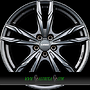  GINA 8x18 5x108 ET45.00 matt titanium