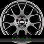 BBS CH-R 9,5x19 5x120 ET25.00 titan matt mit edelstahl anfahrschutz