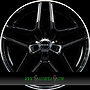 MAK AURUM 8x19 5x112 ET48.00 gloss black mirror ring