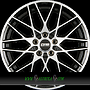 CMS C25 8x19 5x112 ET45.00 db diamant schwarz