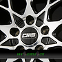 CMS C25 8x19 5x112 ET45.00 db diamant schwarz