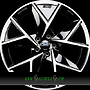 CMS C42 AERO 8x19 5x112 ET39.00 db diamant schwarz glanz