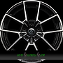  NEVE 9x20 5x108 ET58.50 black diamond