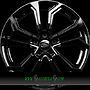 MIM ESIS 8x19 5x108 ET45.00 black glossy