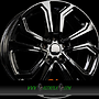 MIM ESIS 8x19 5x114,3 ET45.00 black glossy