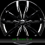 MIM EVO001 6x15 4x108 ET25.00 black glossy