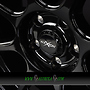 AXXION X2 6,5x16 4x108 ET25.00 schwarz glänzend lackiert (sw+)