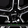 DEZENT KG 9x20 5x120 ET44.50 dark - schwarz frontpoliert