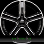 DEZENT KG 9x20 5x120 ET44.50 dark - schwarz frontpoliert