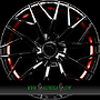  SSF-1 7,5x17 5x112 ET40.00 black glossy red inner lip (bgril)