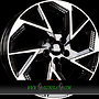DBV NAPOLI AP 6,5x16 4x108 ET32.00 dark - schwarz frontpoliert