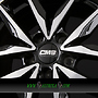 CMS C28 7,5x18 5x114,3 ET45.00 db diamant schwarz