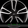 ALUTEC TORMENTA 7x18 5x114,3 ET35.00 diamant-schwarz frontpoliert