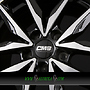 CMS C28 7,5x18 5x112 ET39.00 db diamant schwarz