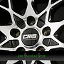 CMS C25 8x19 5x112 ET50.00 db diamant schwarz