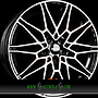 MAK KÖNIG 7,5x17 5x112 ET30.00 black mirror face