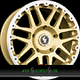  COMBAT CV 8x18 6x139,7 ET45.00 gold matt lip + cap polish