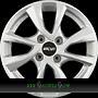 OXXO OBERON 4 (OX7) 6,5x17 4x100 ET50.00 silver