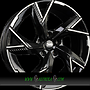 CMS C41 8,5x20 5x130 ET35.10 pdb diamant schwarz glanz teilpoliert