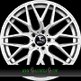  UA1E-RACE-EVO 8x18 5x112 ET30.00 silver painted